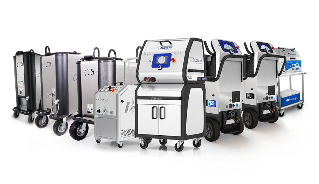 Trockeneisstrahlgeräte