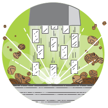 Illustration des thermokinetischen Effekts